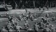 US Troops Invade Caballo and Cebu Islands Philippines WW2 Combat Footage
