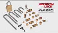 American Lock A3650 Series Key-Retaining Feature