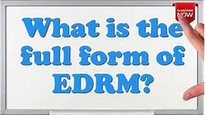 What is the full form of EDRAM?