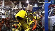 Robots at Ford auto assembly plant