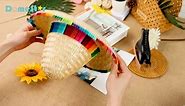 Mexican Straw Sombrero Hat, Festival Hat