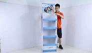 How easy for cardboard folding display stand works?