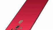 Phone Case for Huawei Mate 10 Pro Case [Anti-Scratch] [Durable Premium Plastic] [Ultra Thin] [Silky Feel] Slim Protective Hard Cover for Huawei Mate 10 Pro (Red)