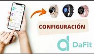 ✅​ Cómo conectar smartwatches que usan la app Da Fit 📱​⌚ Tutorial 2022 en español