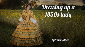 Dressing up a 1850s lady