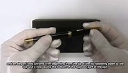 Parker Sonnet Ballpoint Pen (Black Lacquer and Gold Trim) - Unboxing