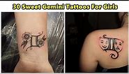 30 Sweet Gemini Tattoos For Girls