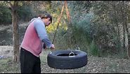 How to make a tire swing / Heavy Duty Tire Swing / Kid friendly project / Dad Guide