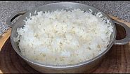 HOW TO MAKE TWO CUPS OF WHITE RICE PERFECTLY|| THE PERFECT WHITE RICE| CARIBBEAN STYLE