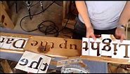Woodworking: Make Custom Router Letter Stencils // How -To