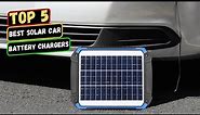 Best Solar Car Battery Chargers of 2023