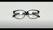 Fendi Eyeglasses Model- FF0093 Color-D5T Grey Havana/Red/Gold Logo