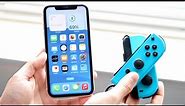 How To Connect Nintendo Switch JoyCons To iPhone!