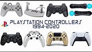 The Evolution of PlayStation Controllers (1994-2020)