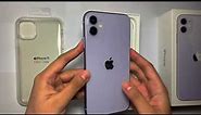 ♡ iPhone 11 purple unboxing ♡