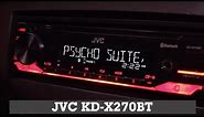 JVC KD-X270BT Display and Controls Demo | Crutchfield Video