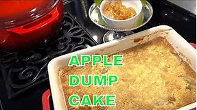 3 Ingredient Apple Dump Cake With Cake Mix And Apple Pie Filling