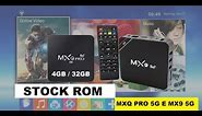FIRMWARE ORIGINAL TV BOX MXQ PRO 5G E MX9 5G 4GB, 32GB ANDROID 10 SV6256P (SEM ROOT)