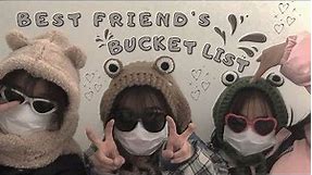 things to do with besties | best friends bucket list 💌