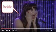 Prince Singing with Zooey Deschanel on New Girl