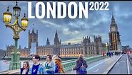 London City Tour 2022 | 4K HDR Virtual Walking Tour around the City | London Winter Walk 2022