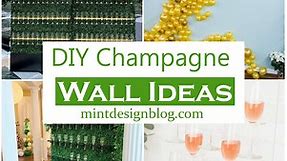 20 DIY Champagne Wall Ideas For Decor