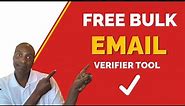 Email Verification - The Best Free Bulk Email Verifier Tool