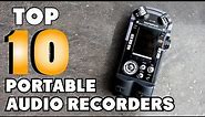 Portable Audio Recorder : Which are The Best Portable Audio Recorders in 2023?