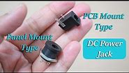 DC Power Supply Jack | DC Socket | PCB & Cabinet Mounting Type