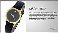 Movado Museum Micron Gold Plated Ladies Watch