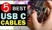 Best USB C Cable 2024 🏆 Top 5 Best USB C Cable Reviews