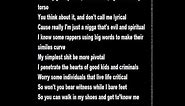 Kendrick Lamar (feat. GLC) - Poe Mans Dream (His Vice) (Lyrics on Screen)