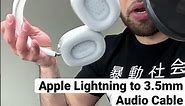 Apple Lightning to 3.5mm audio cable