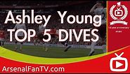 Ashley Young's Top 5 Dives Man United - ArsenalFanTV.com