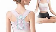 NLNYCT Posture Corrector For Women, Adjustable Back Brace For Posture, Back Posture Corrector Providing Pain Relief From Lumbar, Neck, Shoulder, And Clavicle, Back (S/M Upper Waist 25-36 Inch)