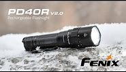 Fenix PD40R V2.0 Rechargeable Flashlight - 3000 Lumens