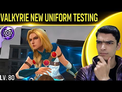 🗡️ Valkyrie New Uniform ABX Test | Marvel Future Fight