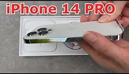 iPhone 14 PRO Silver UNBOXING // Belkin Screen Protector Installation // MagSafe Cases
