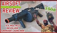 ICS MGL Full Size Airsoft Revolver Grenade Launcher - AIRSOFT REVIEW
