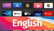 How to Change Apple TV Language to English | Apple TV 4K