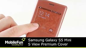 Official Samsung Galaxy S5 Mini S View Flip Cover Case Review