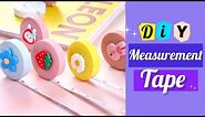 DIY measurement tape at home / Handmade measurement tape / easy paper craft ideas