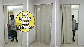 PVC Folding Door Partition Waterproof, Strong and Durable Contact Us 📞 7676696786 KGN SERVICES HYD