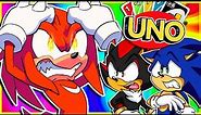 KNUCKLES RAGES!! - Sonic, Shadow, Silver and Knuckles Play UNO!