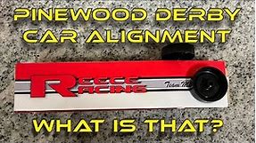 Pinewood Derby Car Alignment