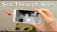 How To Use Your Smartphone to See Through Walls! Superman's X-ray Vision Challenge