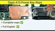 Oppo A15 Power Key ways | oppo power button not working solution #power
