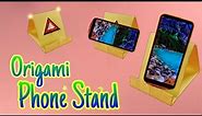 Easiest Origami phone stand in 2 minutes | How to fold Paper mobile stand easy