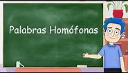¿Qué son las PALABRAS HOMÓFONAS? Fácil y con ejemplos👨‍🏫