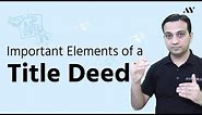 Title Deed in Real Estate - Explained